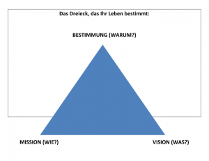 Dreieck Bestimmung - Vision - Mission